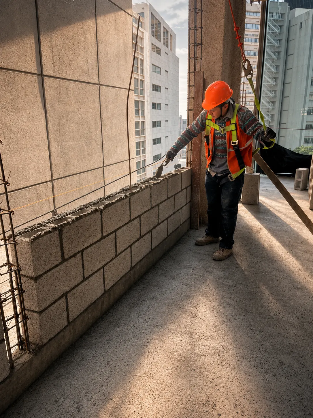 Construcción de muros con blocks IBMEX — distribuidor autorizado Paramita Construcción CDMX
